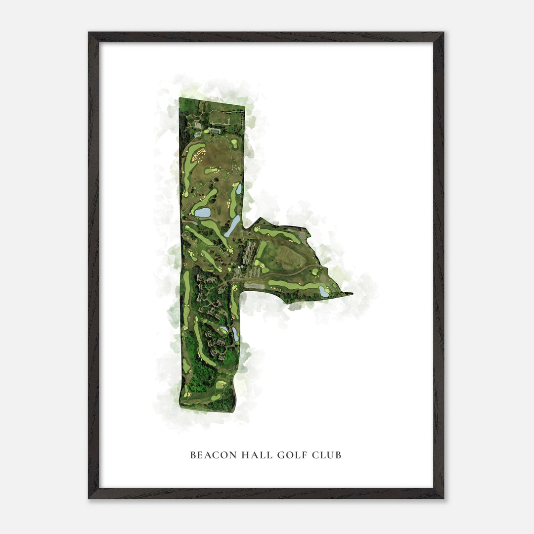 Print of Beacon Hall Golf Club Classic Map