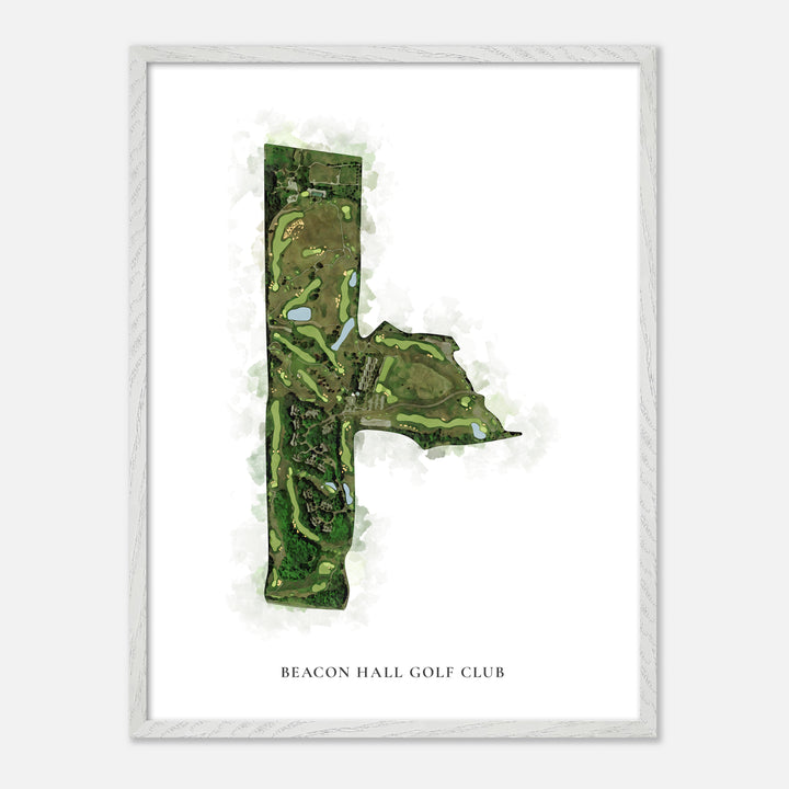 Print of Beacon Hall Golf Club Classic Map