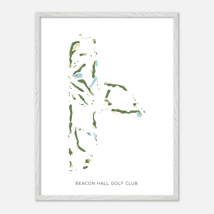 Print of Beacon Hall Golf Club Modern Map