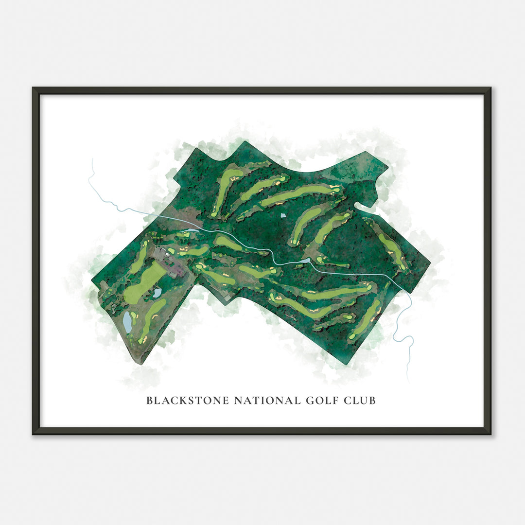Print of Blackstone National Golf Club Classic Map