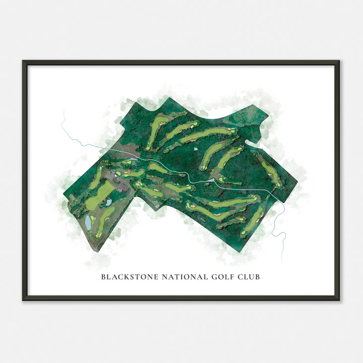 Print of Blackstone National Golf Club Classic Map