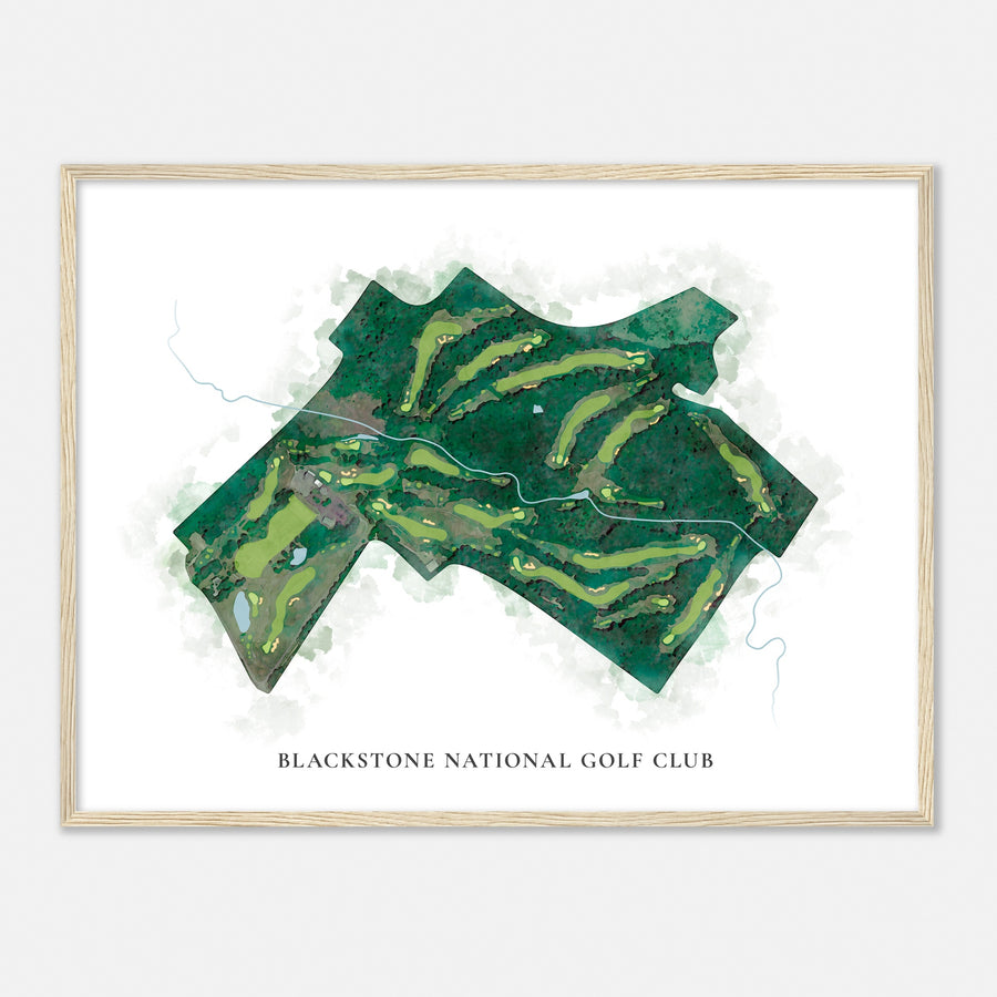 Print of Blackstone National Golf Club Classic Map