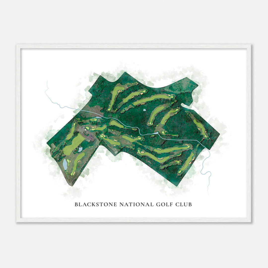 Print of Blackstone National Golf Club Classic Map