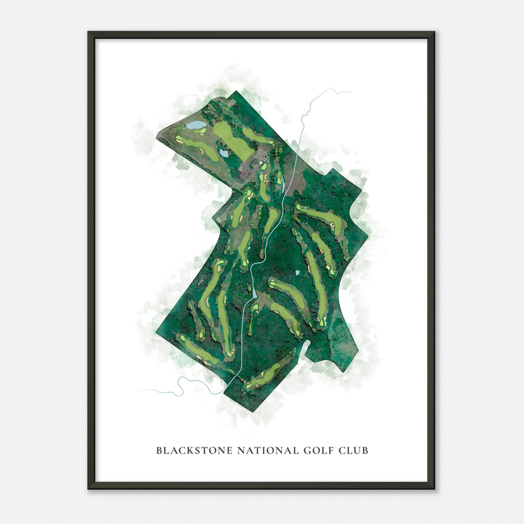 Print of Blackstone National Golf Club Classic Map