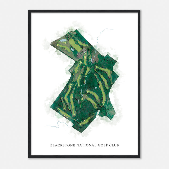 Print of Blackstone National Golf Club Classic Map