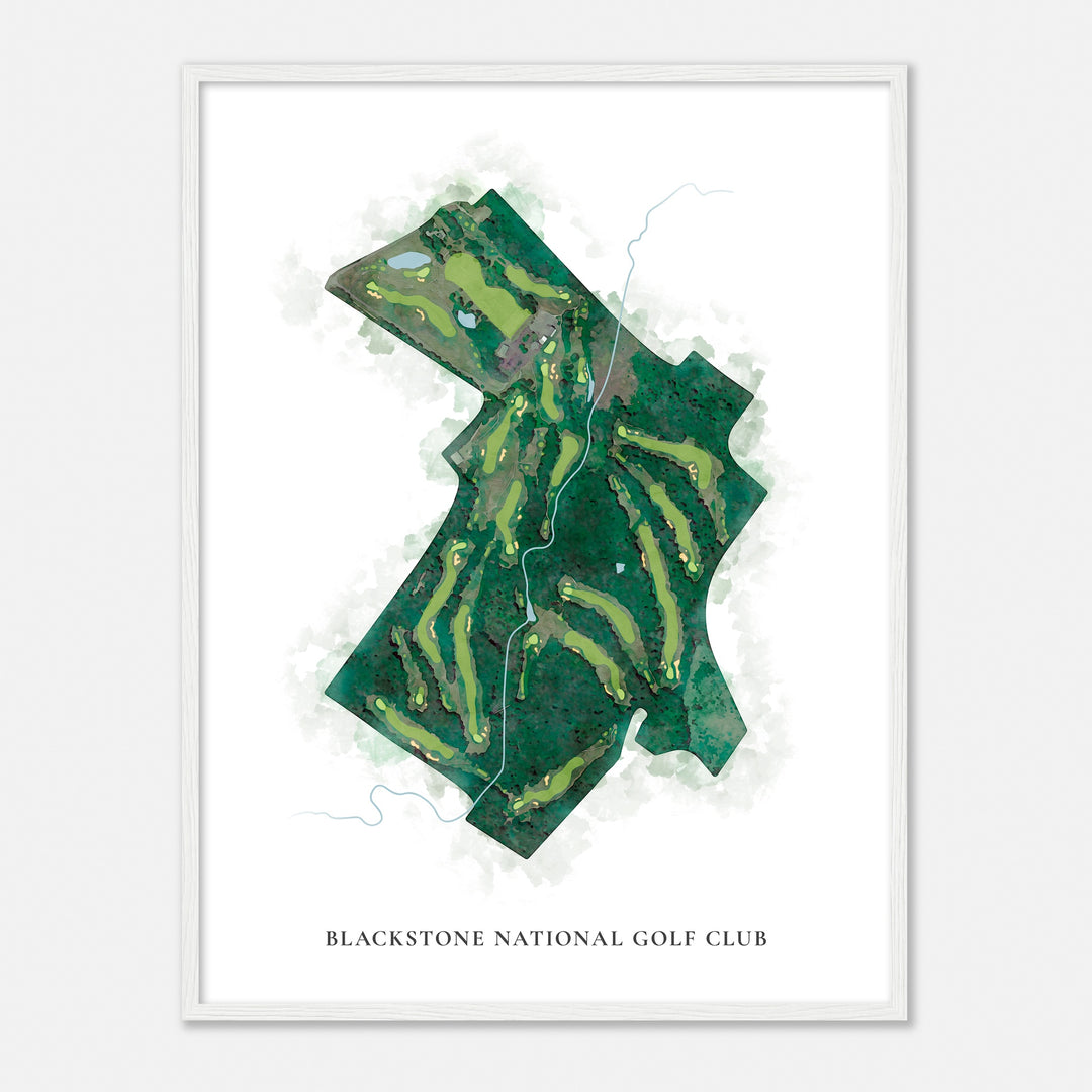 Print of Blackstone National Golf Club Classic Map