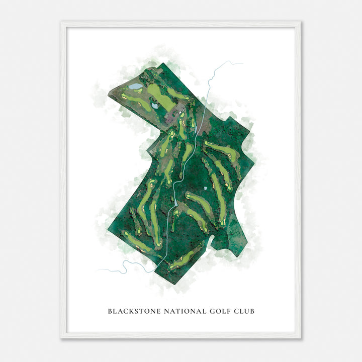Print of Blackstone National Golf Club Classic Map