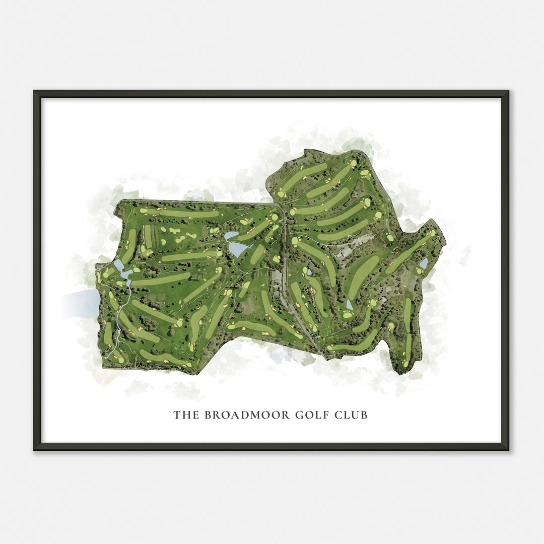 Print of The Broadmoor Golf Club Classic Map