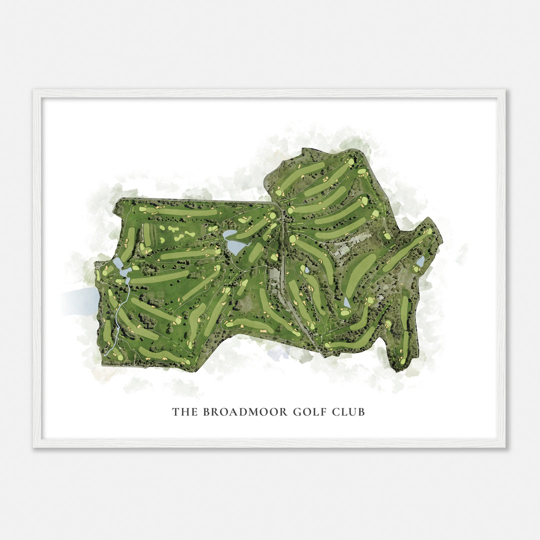 Print of The Broadmoor Golf Club Classic Map