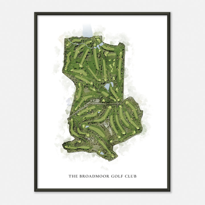 Print of The Broadmoor Golf Club Classic Map