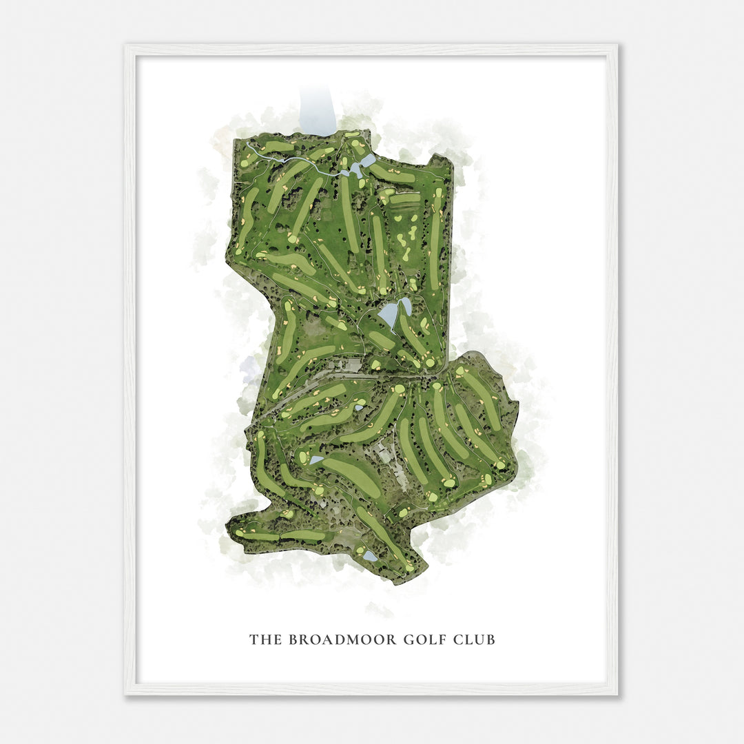 Print of The Broadmoor Golf Club Classic Map