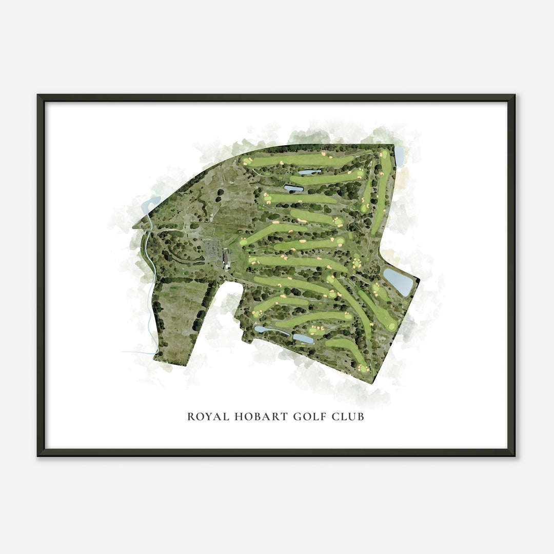Print of Royal Hobart Golf Club Classic Map