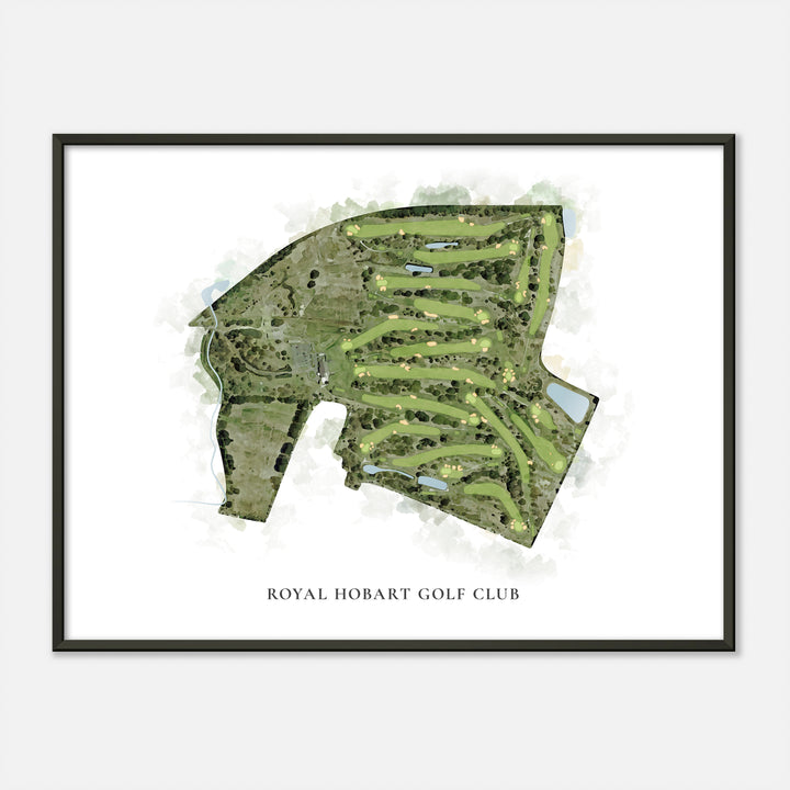 Print of Royal Hobart Golf Club Classic Map