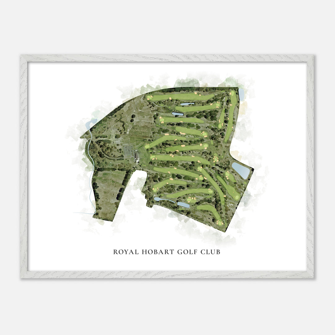 Print of Royal Hobart Golf Club Classic Map