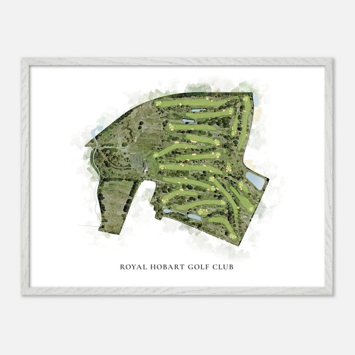 Print of Royal Hobart Golf Club Classic Map