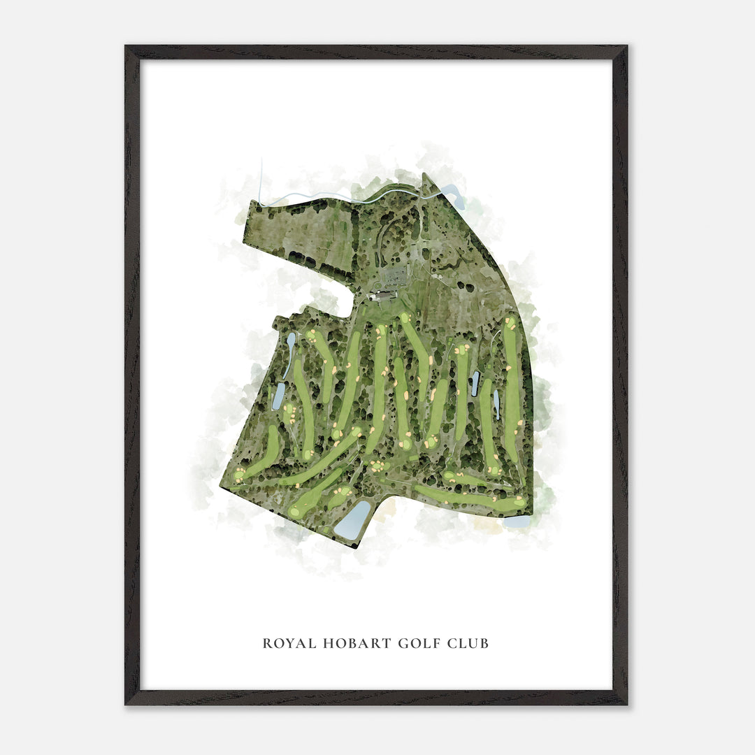 Print of Royal Hobart Golf Club Classic Map