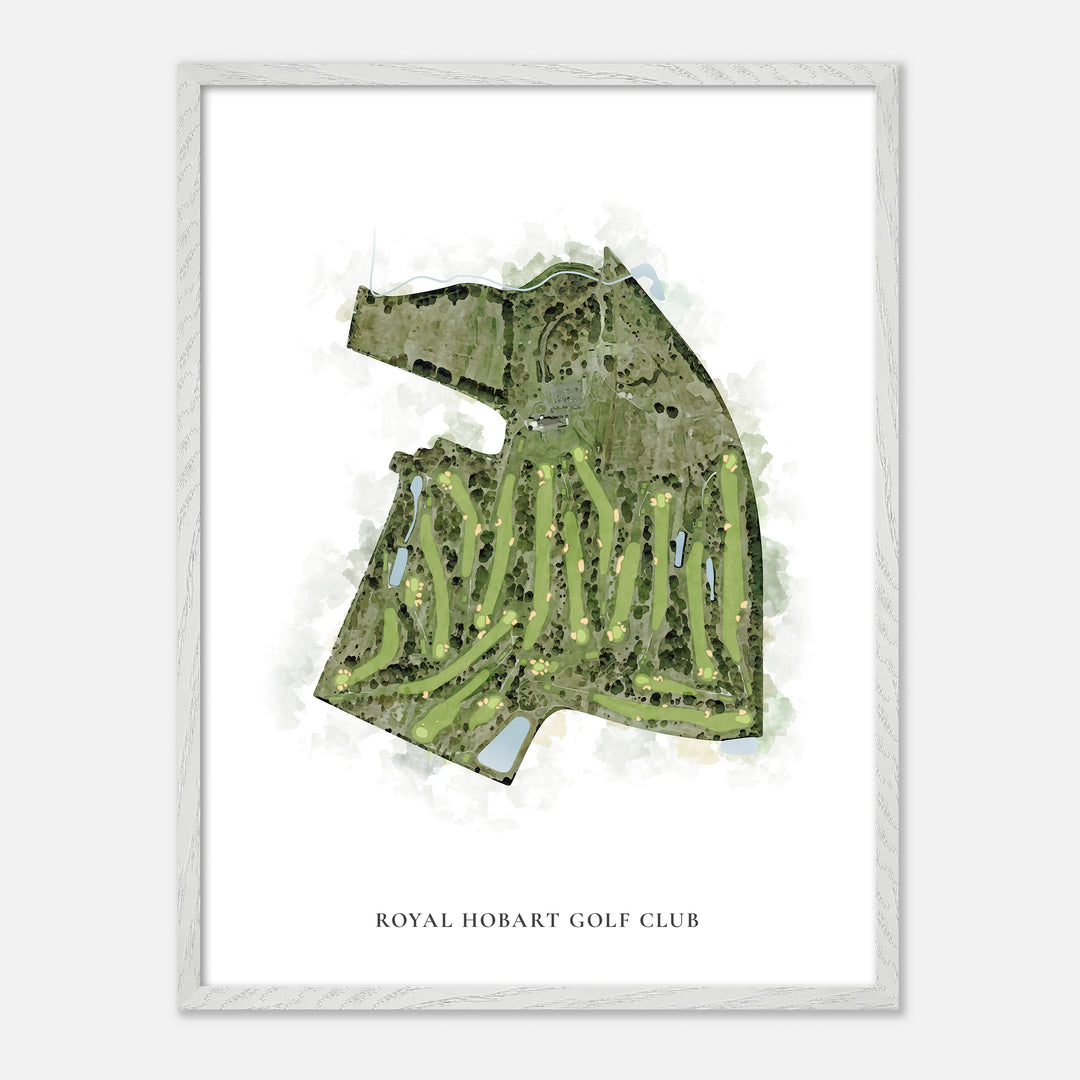 Print of Royal Hobart Golf Club Classic Map