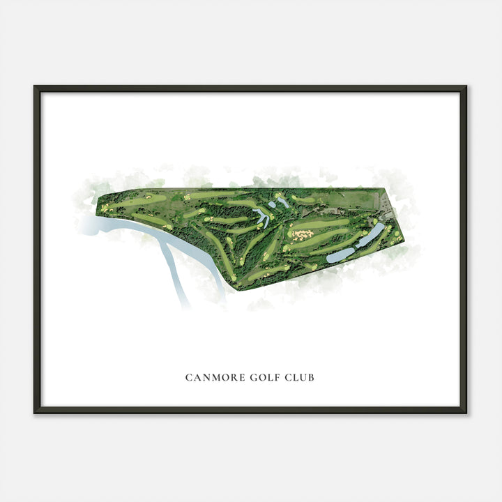 Print of Canmore Golf Club Classic Map