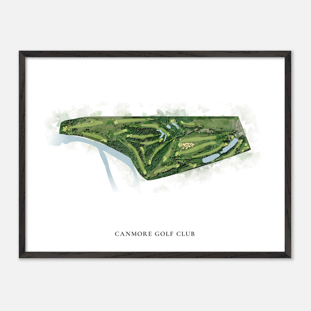 Print of Canmore Golf Club Classic Map