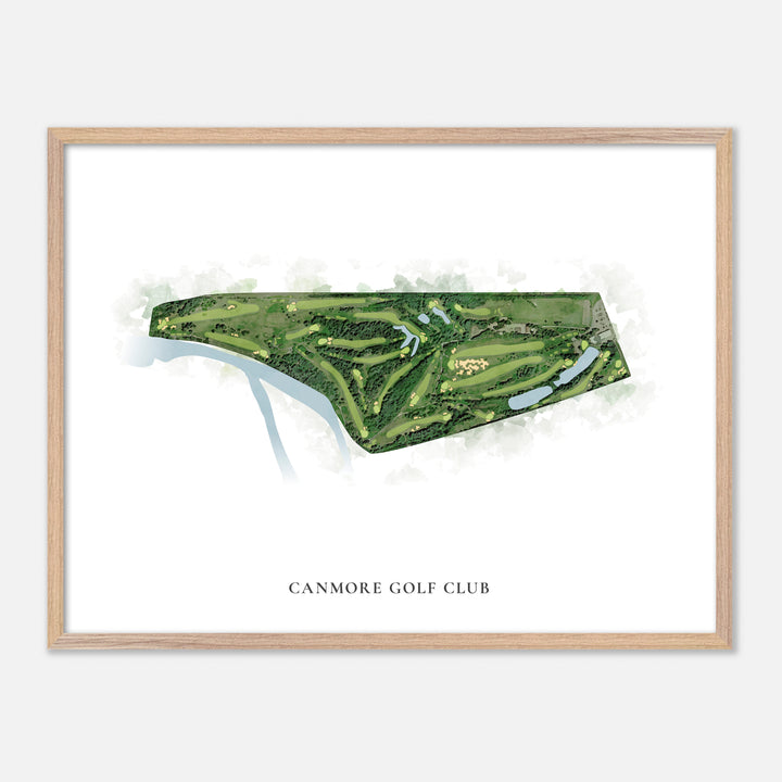 Print of Canmore Golf Club Classic Map