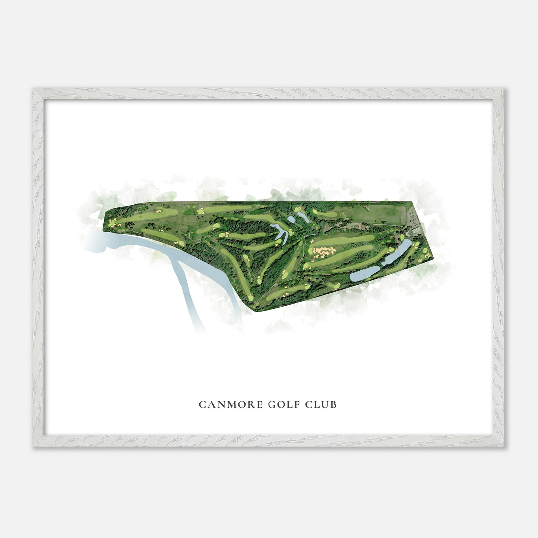 Print of Canmore Golf Club Classic Map