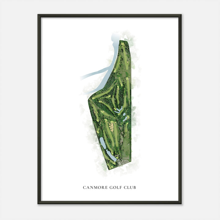 Print of Canmore Golf Club Classic Map