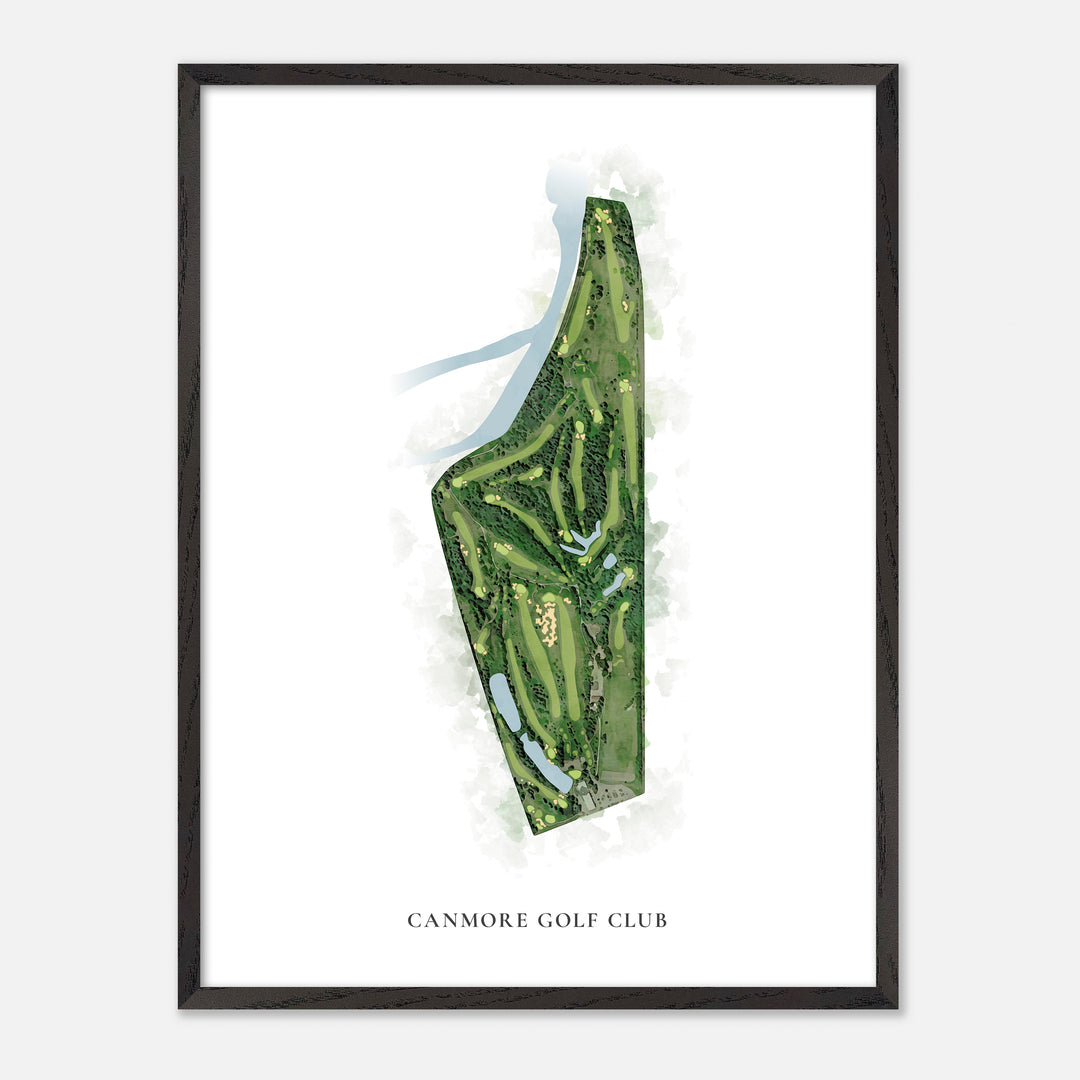 Print of Canmore Golf Club Classic Map