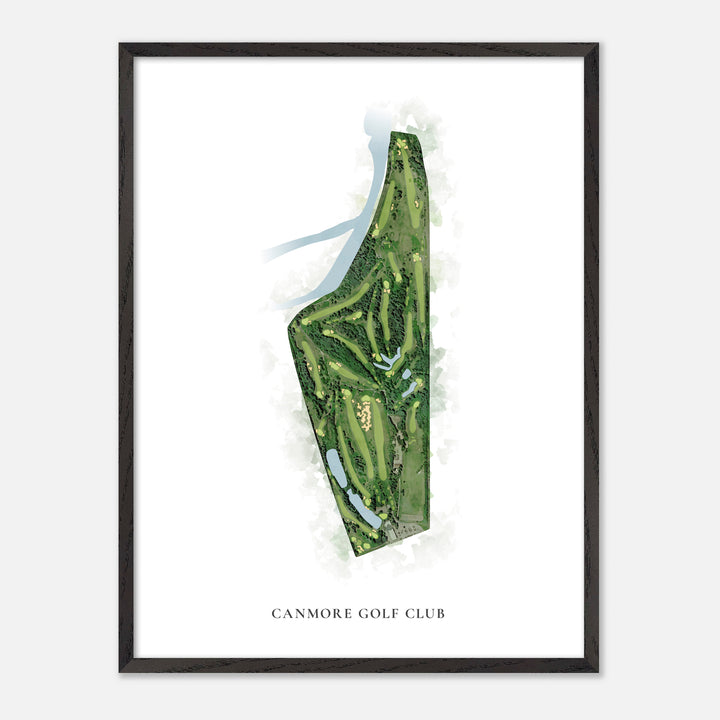 Print of Canmore Golf Club Classic Map