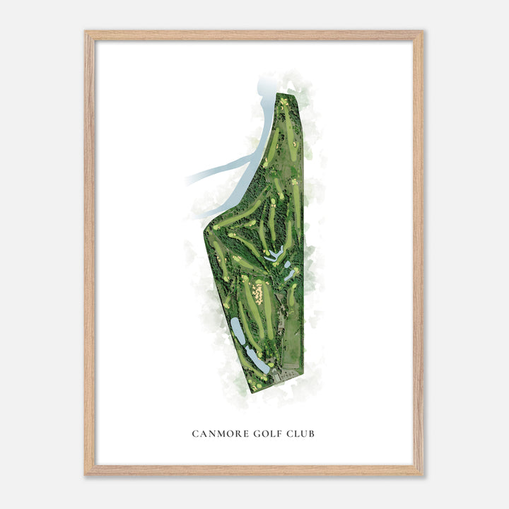 Print of Canmore Golf Club Classic Map