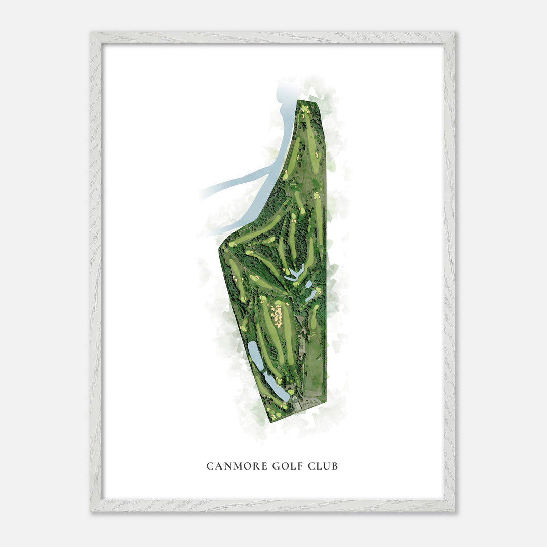 Print of Canmore Golf Club Classic Map