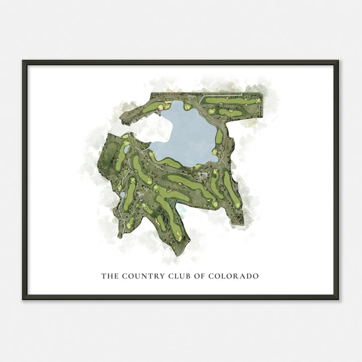 Print of The Country Club Of Colorado Classic Map