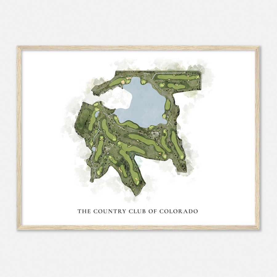 Print of The Country Club Of Colorado Classic Map