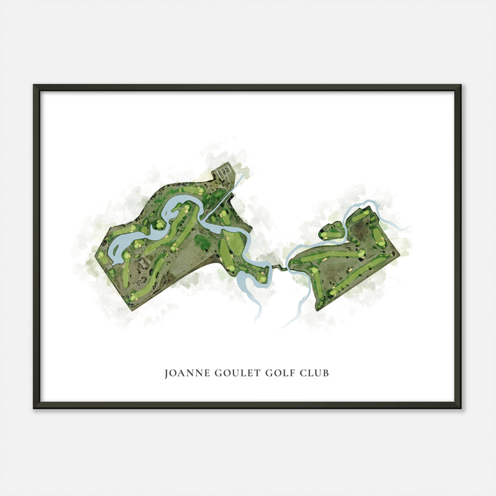 Print of Joanne Goulet Golf Club Classic Map