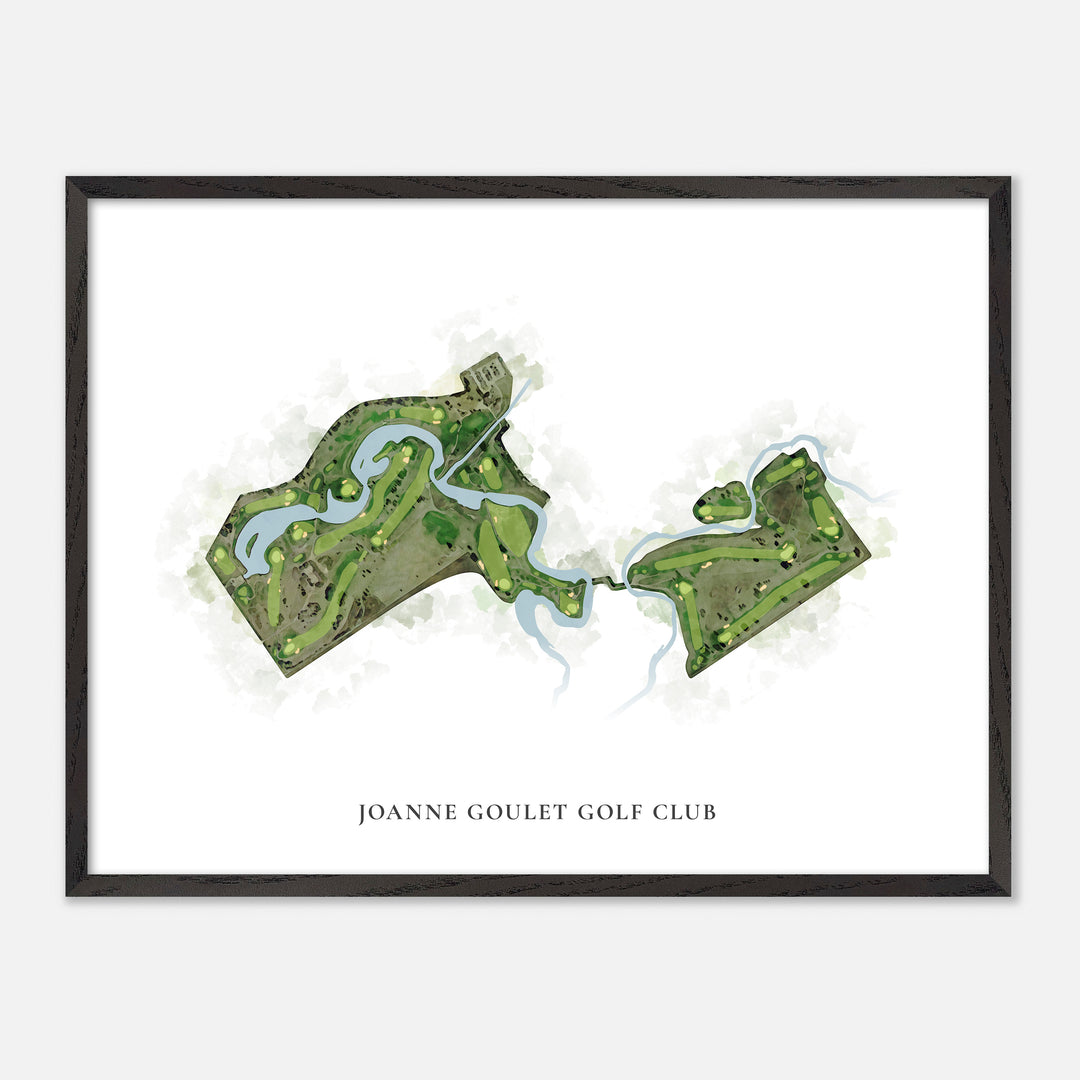 Print of Joanne Goulet Golf Club Classic Map
