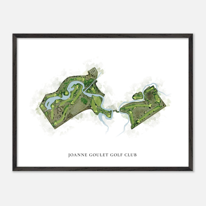 Print of Joanne Goulet Golf Club Classic Map