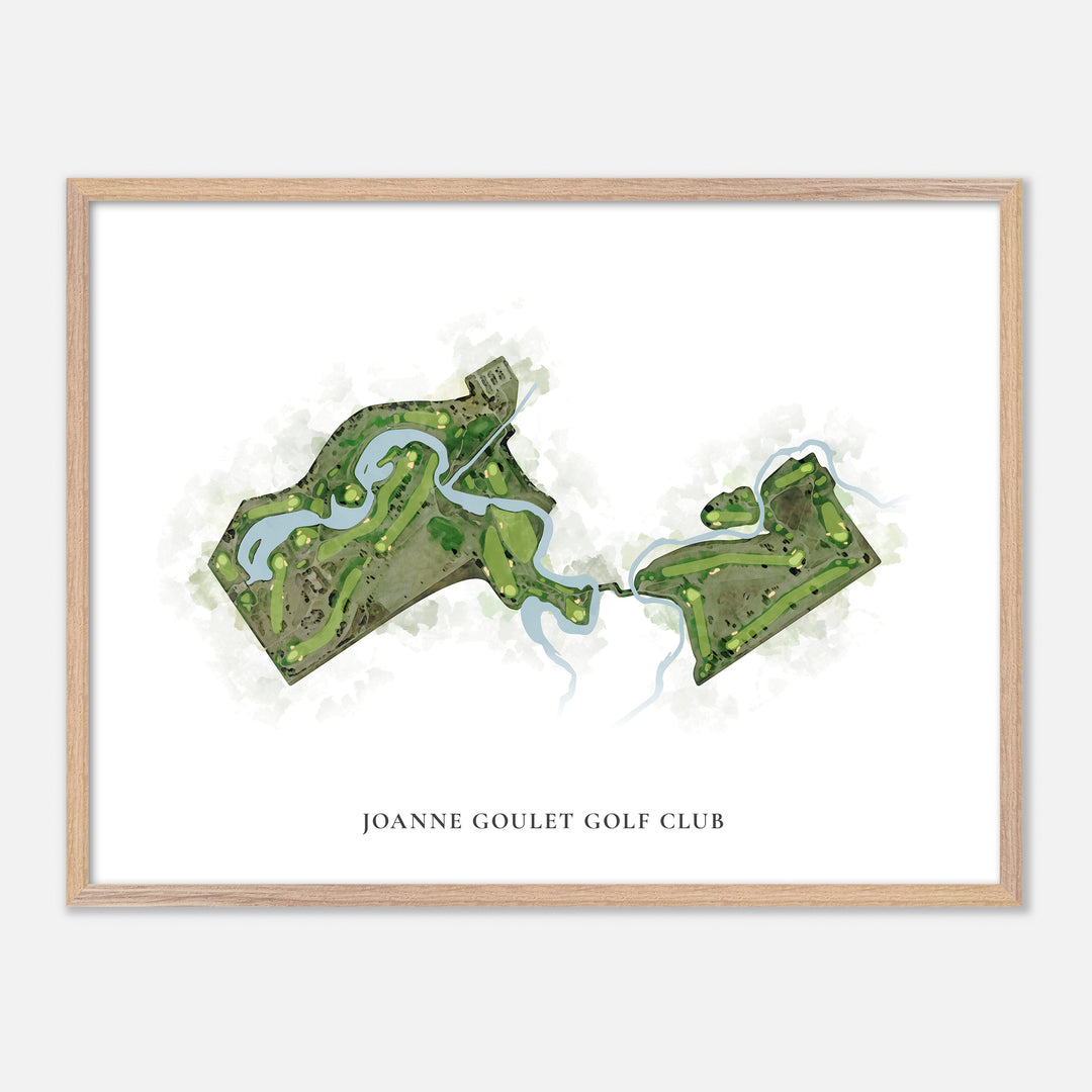 Print of Joanne Goulet Golf Club Classic Map
