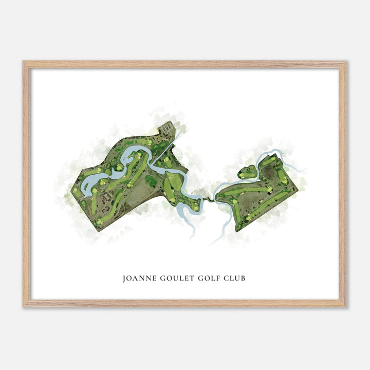 Print of Joanne Goulet Golf Club Classic Map