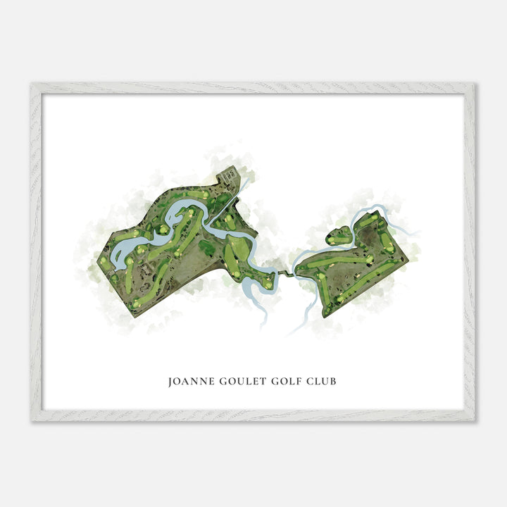 Print of Joanne Goulet Golf Club Classic Map