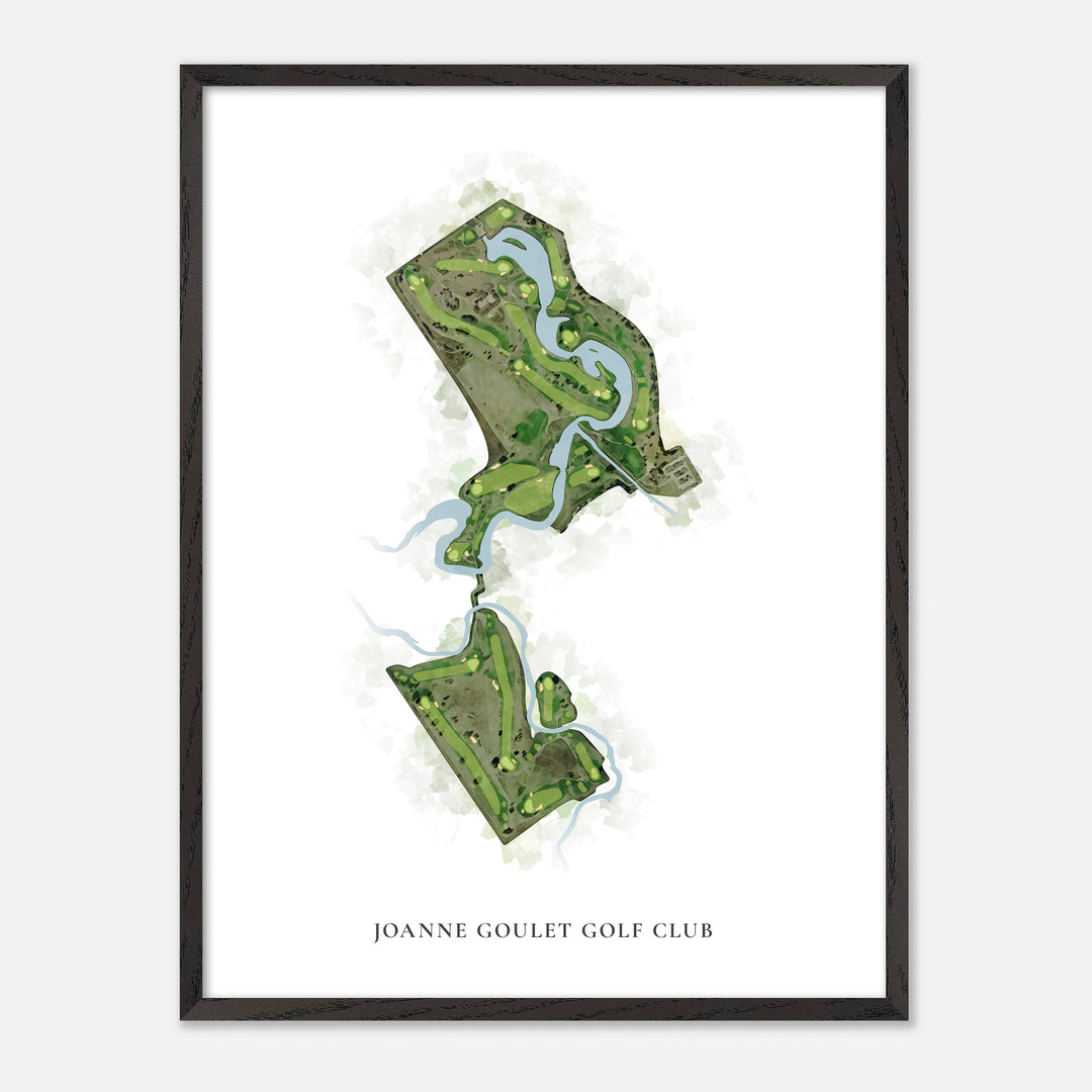 Print of Joanne Goulet Golf Club Classic Map