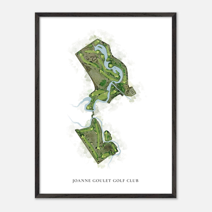 Print of Joanne Goulet Golf Club Classic Map