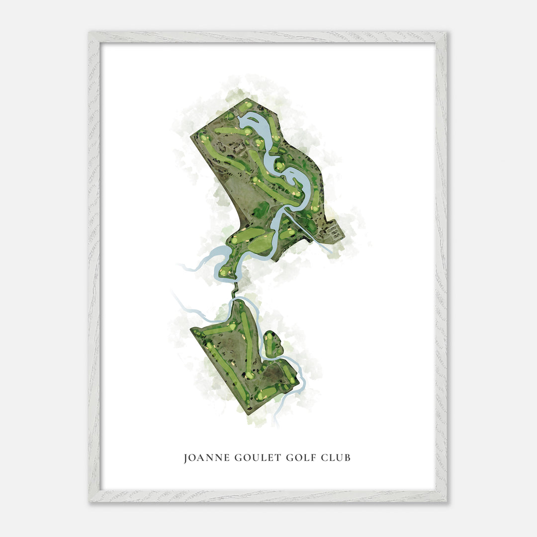 Print of Joanne Goulet Golf Club Classic Map
