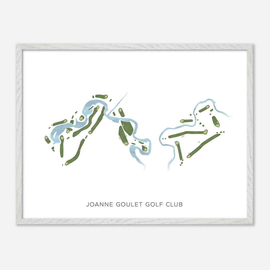 Print of Joanne Goulet Golf Club Modern Map