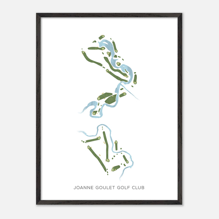 Print of Joanne Goulet Golf Club Modern Map