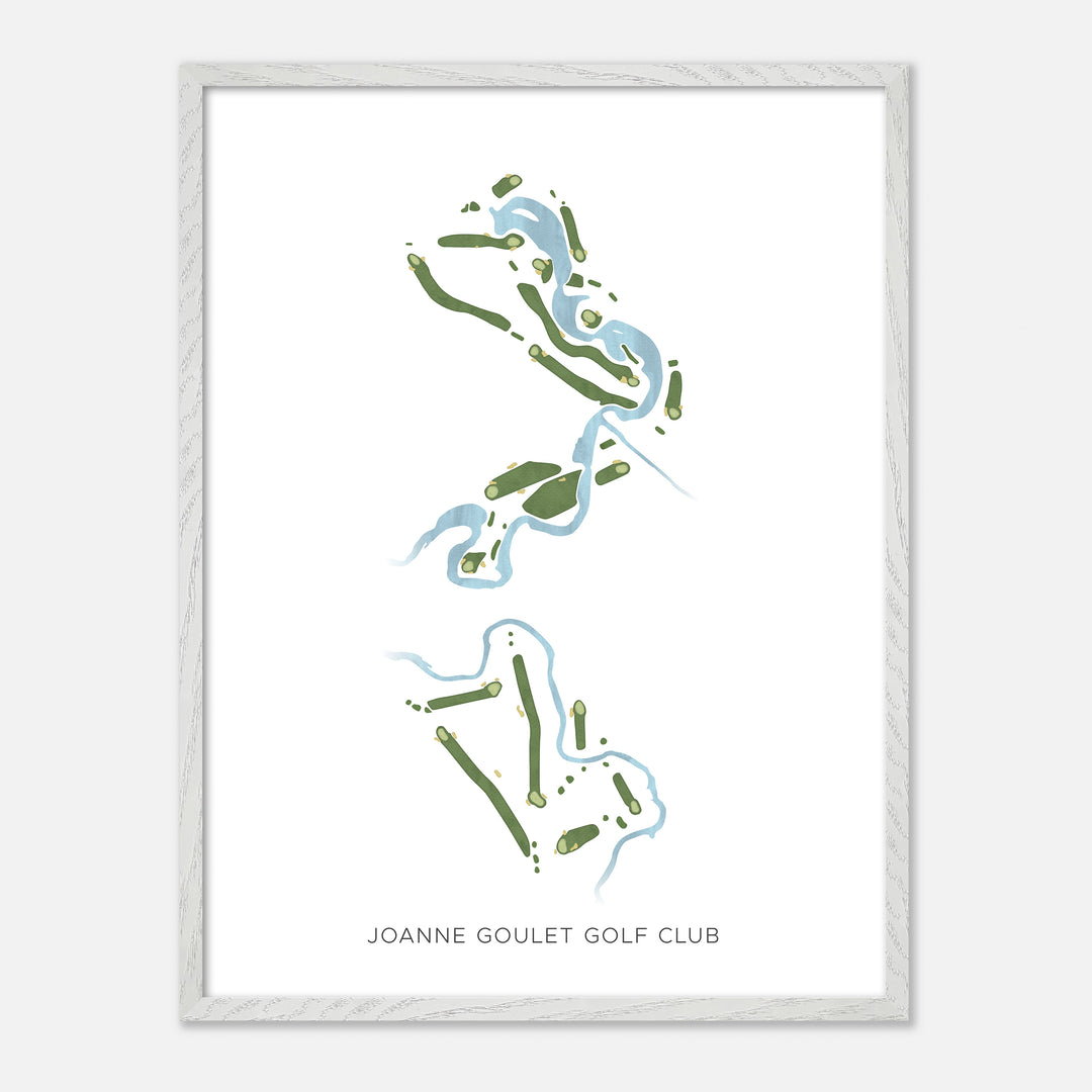 Print of Joanne Goulet Golf Club Modern Map