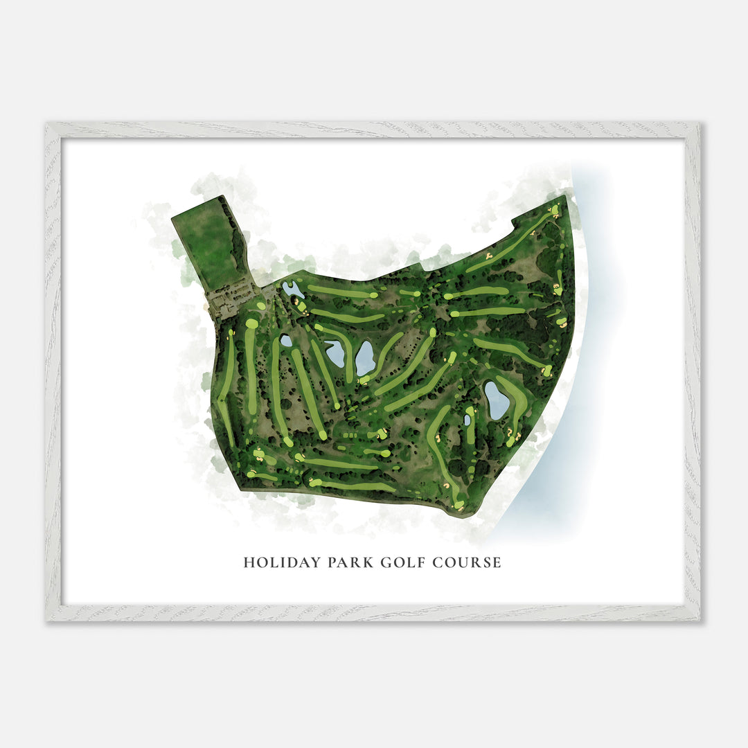 Print of Holiday Park Golf Course Classic Map