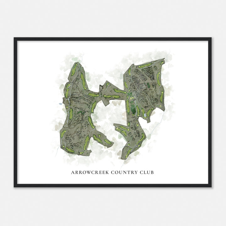 Print of Arrowcreek Country Club Classic Map