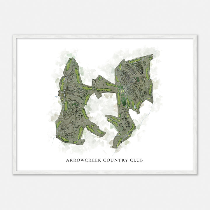 Print of Arrowcreek Country Club Classic Map