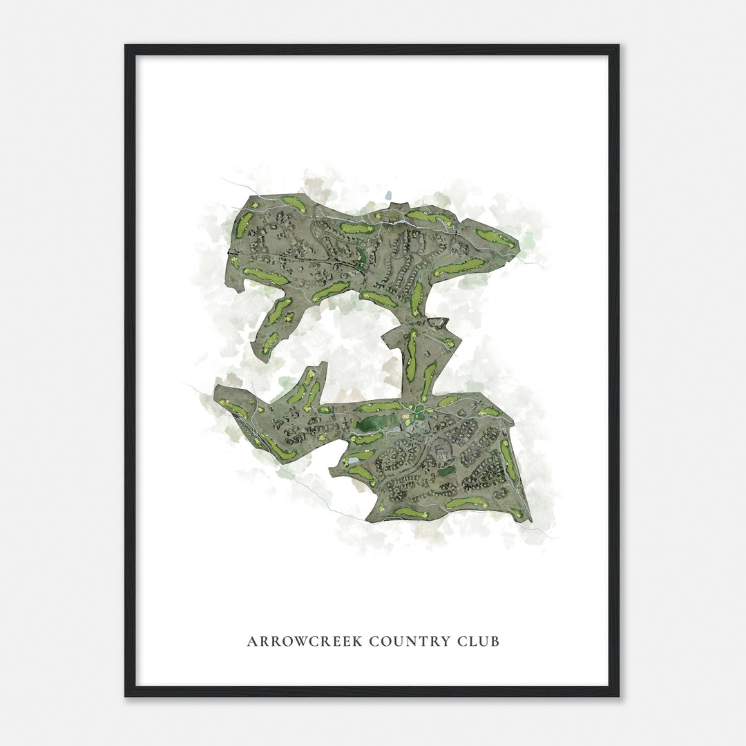 Print of Arrowcreek Country Club Classic Map