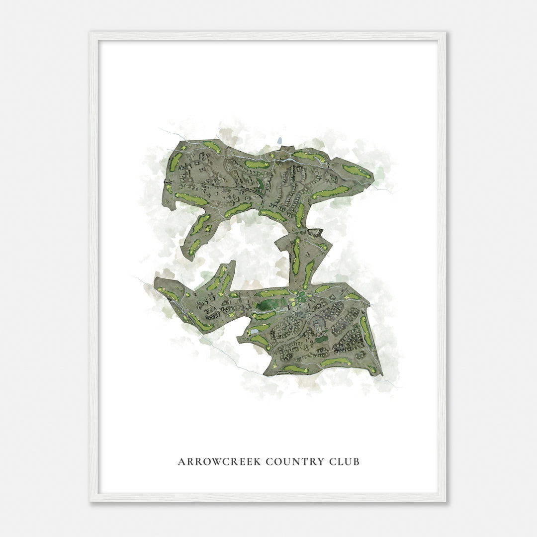 Print of Arrowcreek Country Club Classic Map