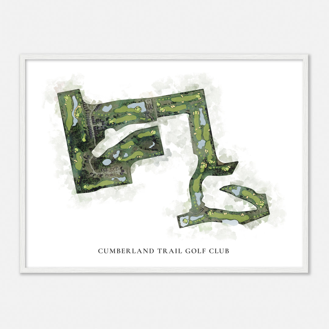 Print of Cumberland Trail Golf Club Classic Map
